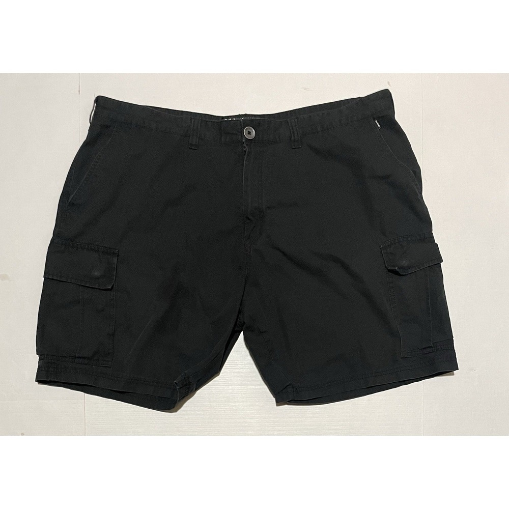 Billabong Cargo Shorts Mens Size 42 X 8 Black Surf Skate Utility Y2K Beach Surf